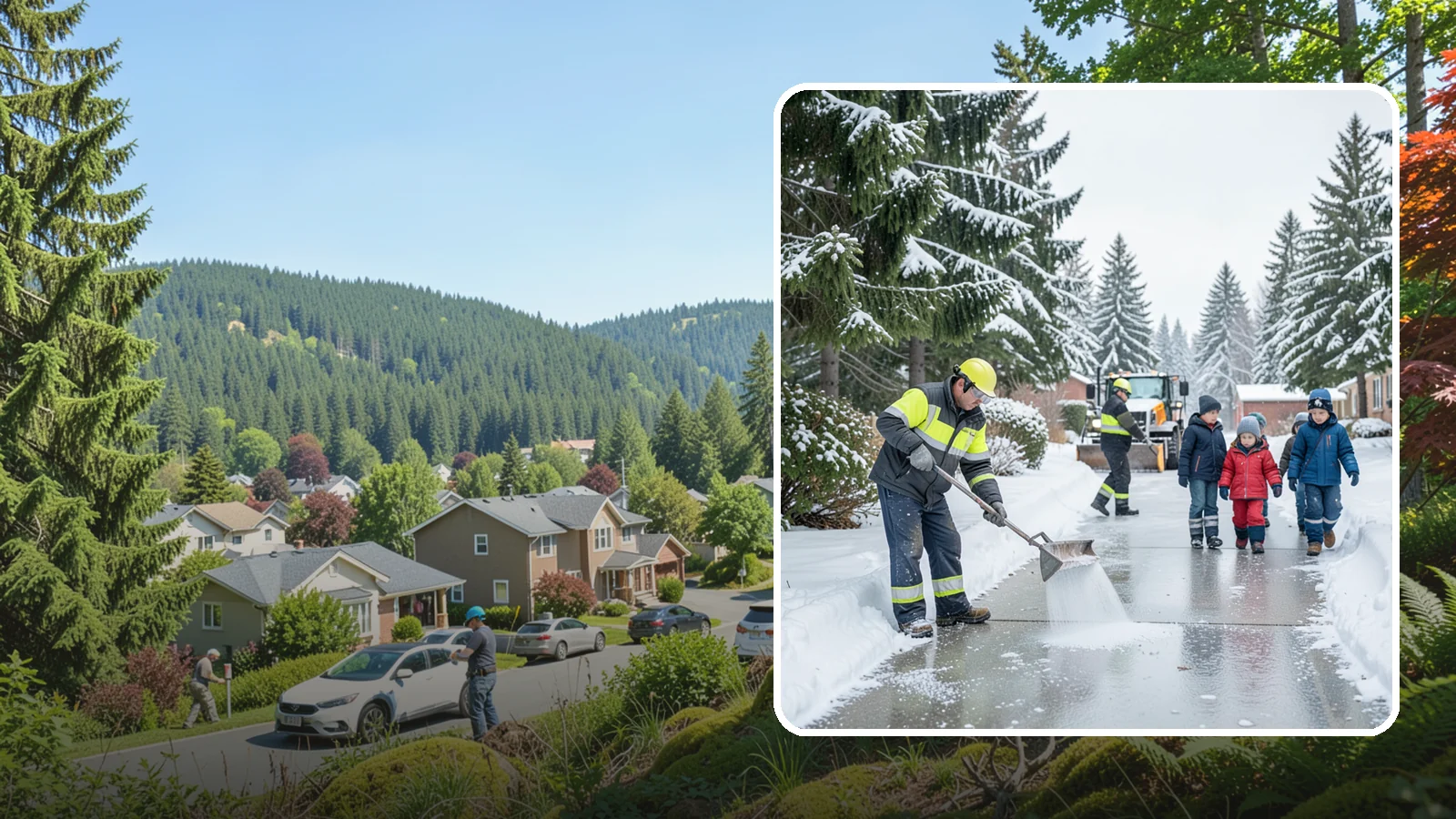 Daycare Deicing in Index, Snohomish County, WA - Deicing for daycare centers that keeps drop-off zones, entrances, and play-area access safe for small children and hurried...