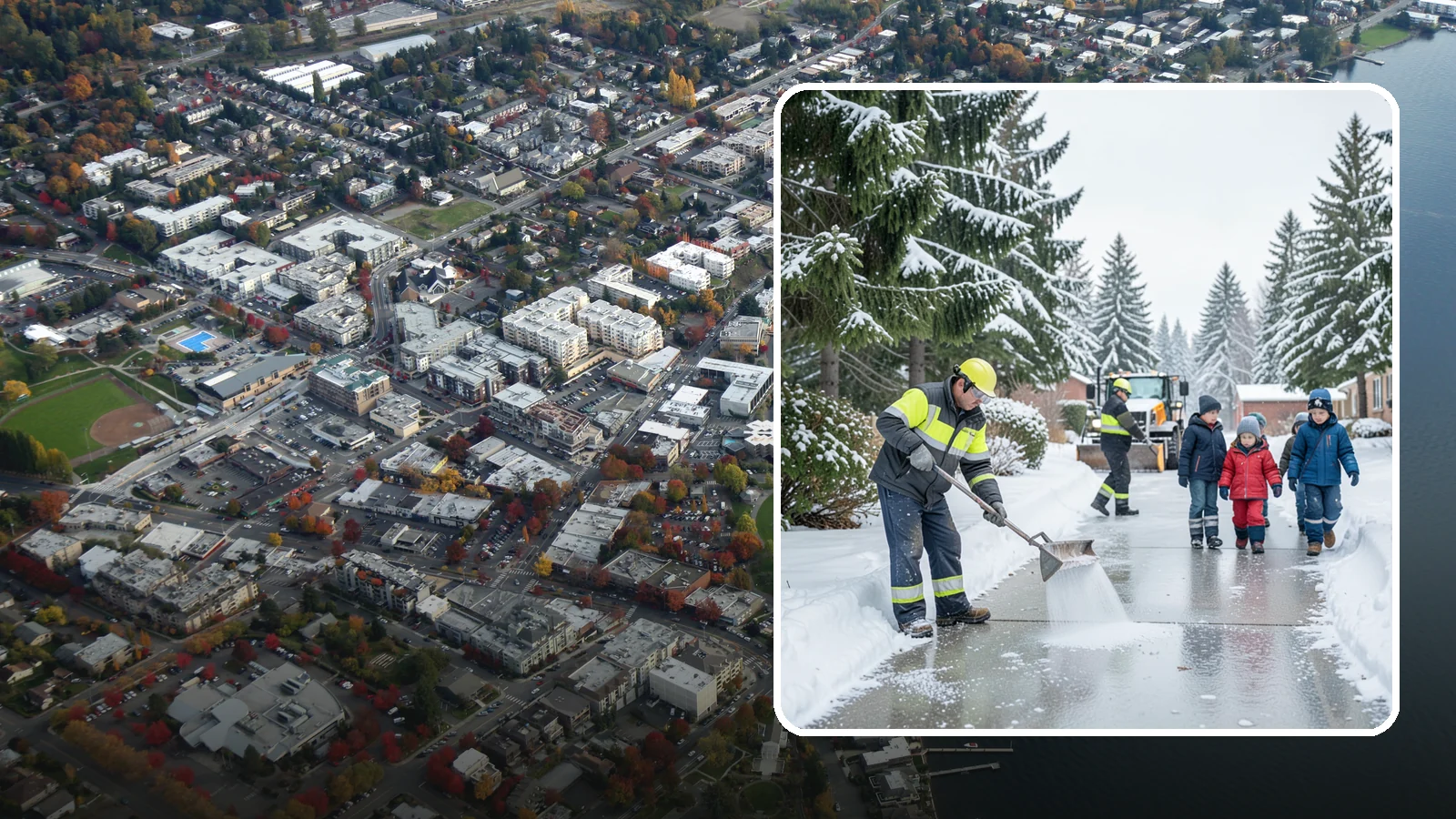 Daycare Deicing in Kirkland, King County, WA - Deicing for daycare centers that keeps drop-off zones, entrances, and play-area access safe for small children and hurried...