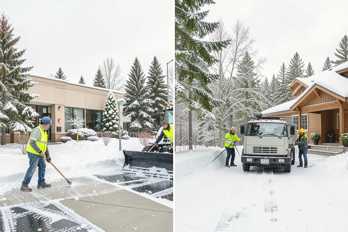 Daycare Deicing in Lake Stevens, Snohomish County, WA - Identify drop-off lanes, entrances, and play access with staff