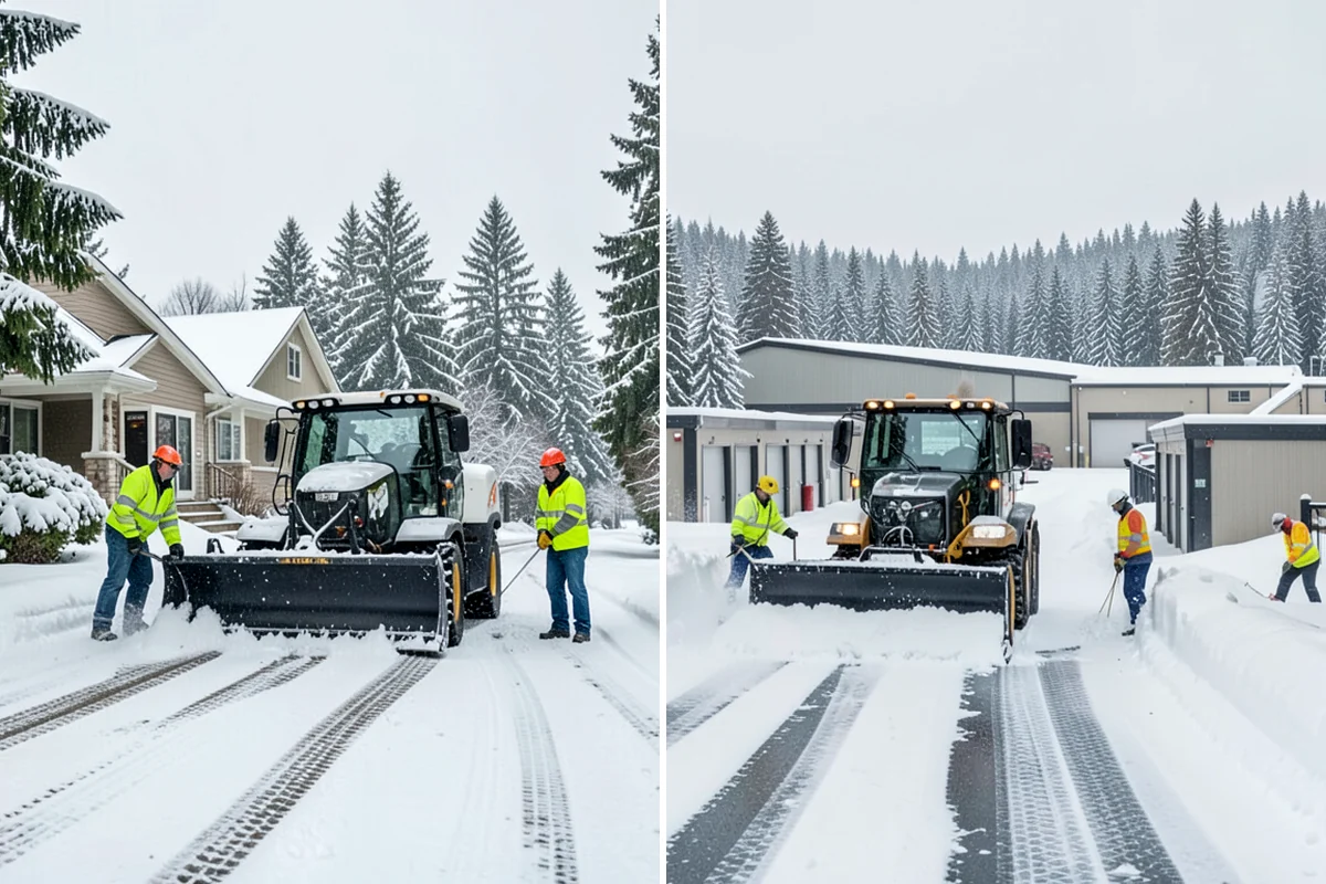Daycare Deicing in Lakewood, Pierce County, WA - Identify drop-off lanes, entrances, and play access with staff
