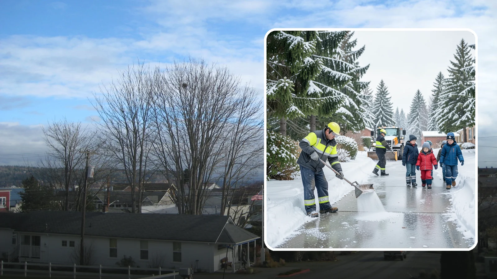 Daycare Deicing in Langley, Island County, WA - Deicing for daycare centers that keeps drop-off zones, entrances, and play-area access safe for small children and hurried...