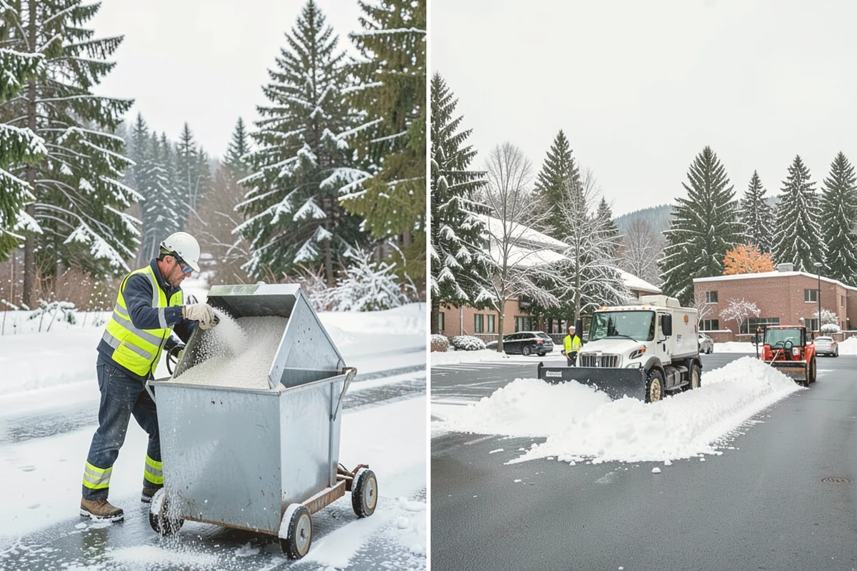 Daycare Deicing in Langley, Island County, WA - Identify drop-off lanes, entrances, and play access with staff