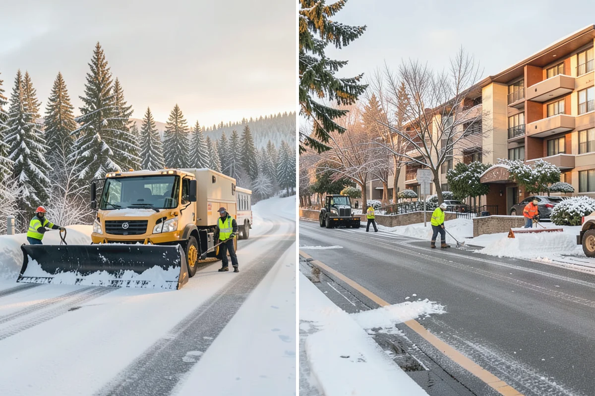 Daycare Deicing in Marysville, Snohomish County, WA - Identify drop-off lanes, entrances, and play access with staff