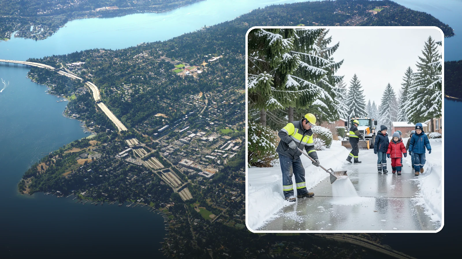 Daycare Deicing in Mercer Island, King County, WA - Deicing for daycare centers that keeps drop-off zones, entrances, and play-area access safe for small children and hurried...