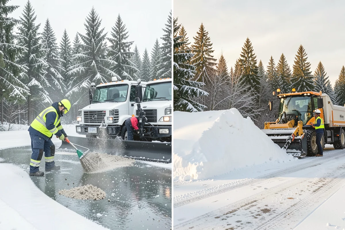 Daycare Deicing in Mercer Island, King County, WA - Identify drop-off lanes, entrances, and play access with staff