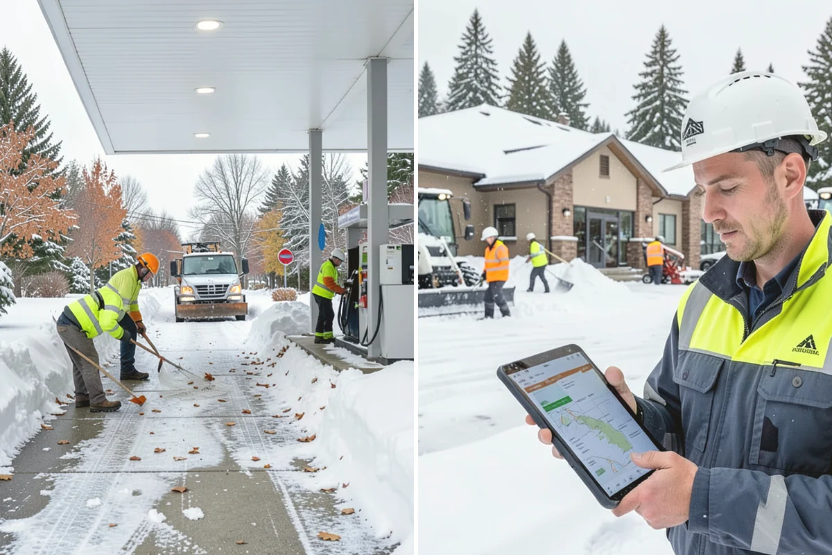 Daycare Deicing in Mukilteo, Snohomish County, WA - Identify drop-off lanes, entrances, and play access with staff