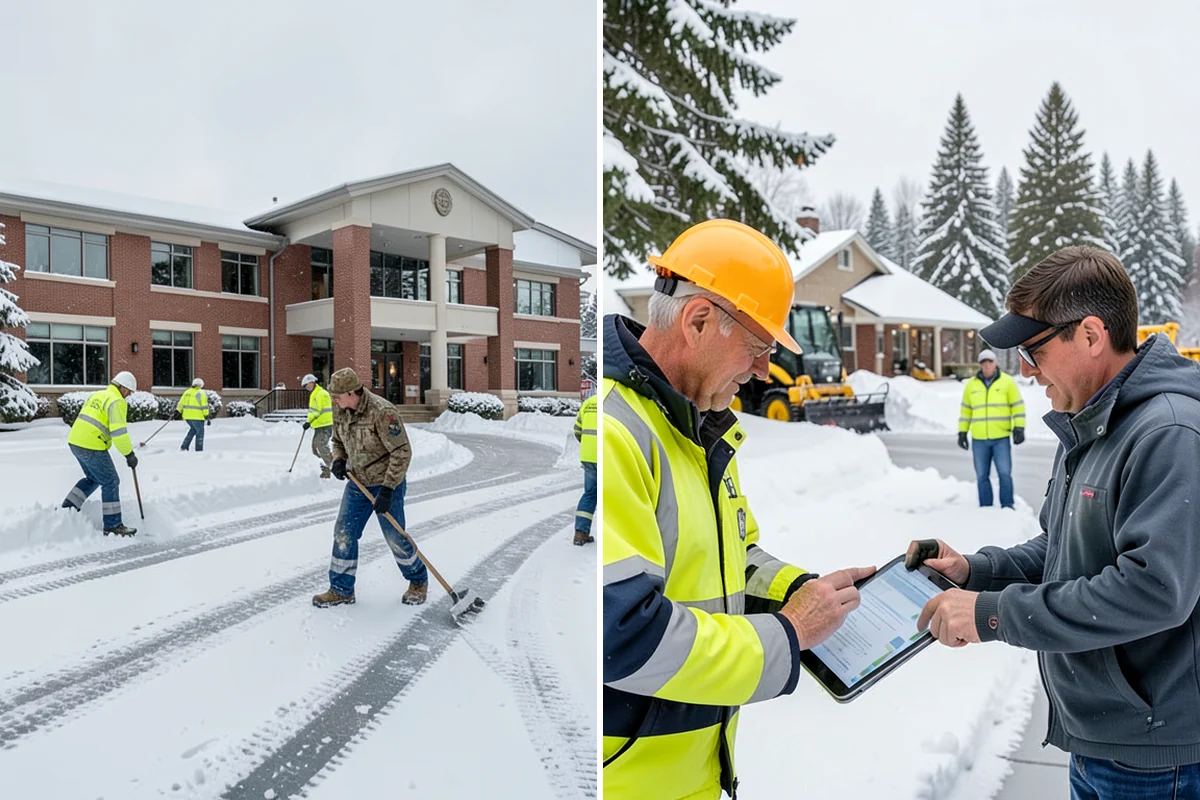 Daycare Deicing in Normandy Park, King County, WA - Identify drop-off lanes, entrances, and play access with staff