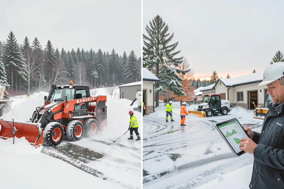 Daycare Deicing in North Bend, King County, WA - Identify drop-off lanes, entrances, and play access with staff