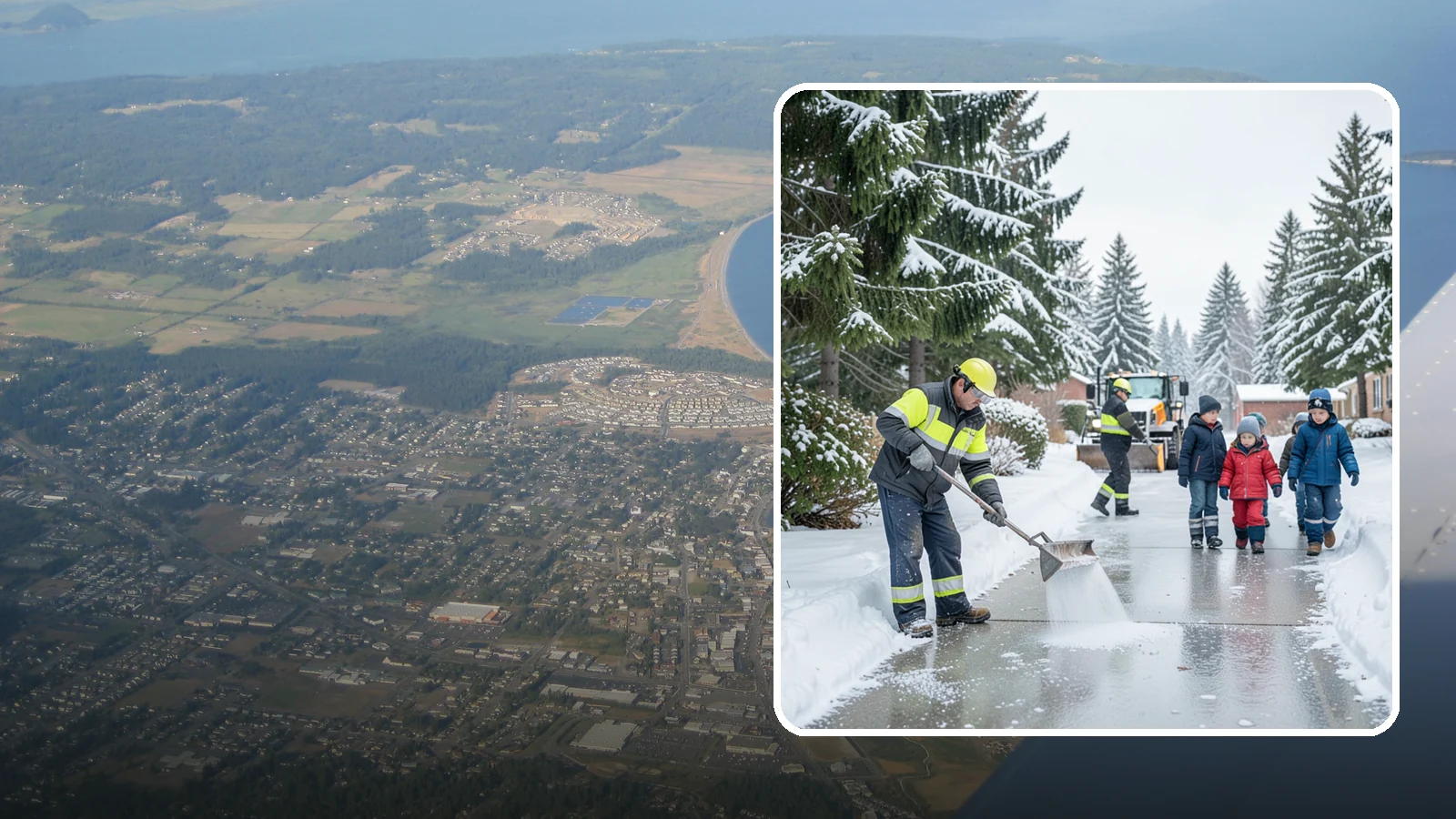 Daycare Deicing in Oak Harbor, Island County, WA - Deicing for daycare centers that keeps drop-off zones, entrances, and play-area access safe for small children and hurried...