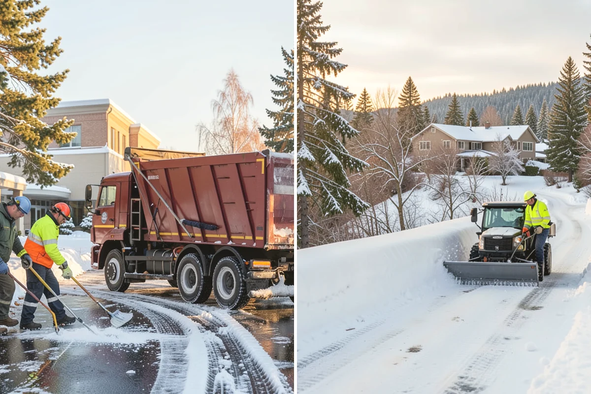 Daycare Deicing in Oak Harbor, Island County, WA - Identify drop-off lanes, entrances, and play access with staff