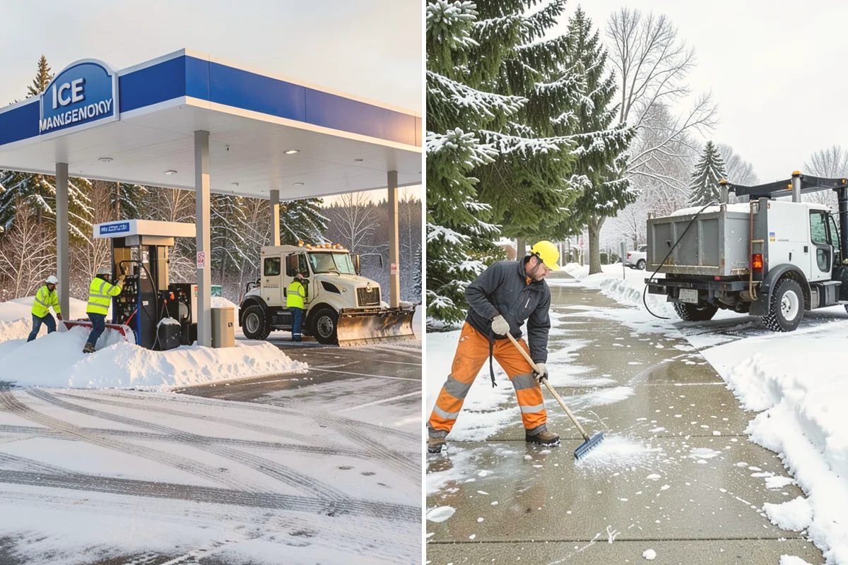 Daycare Deicing in Orting, Pierce County, WA - Identify drop-off lanes, entrances, and play access with staff