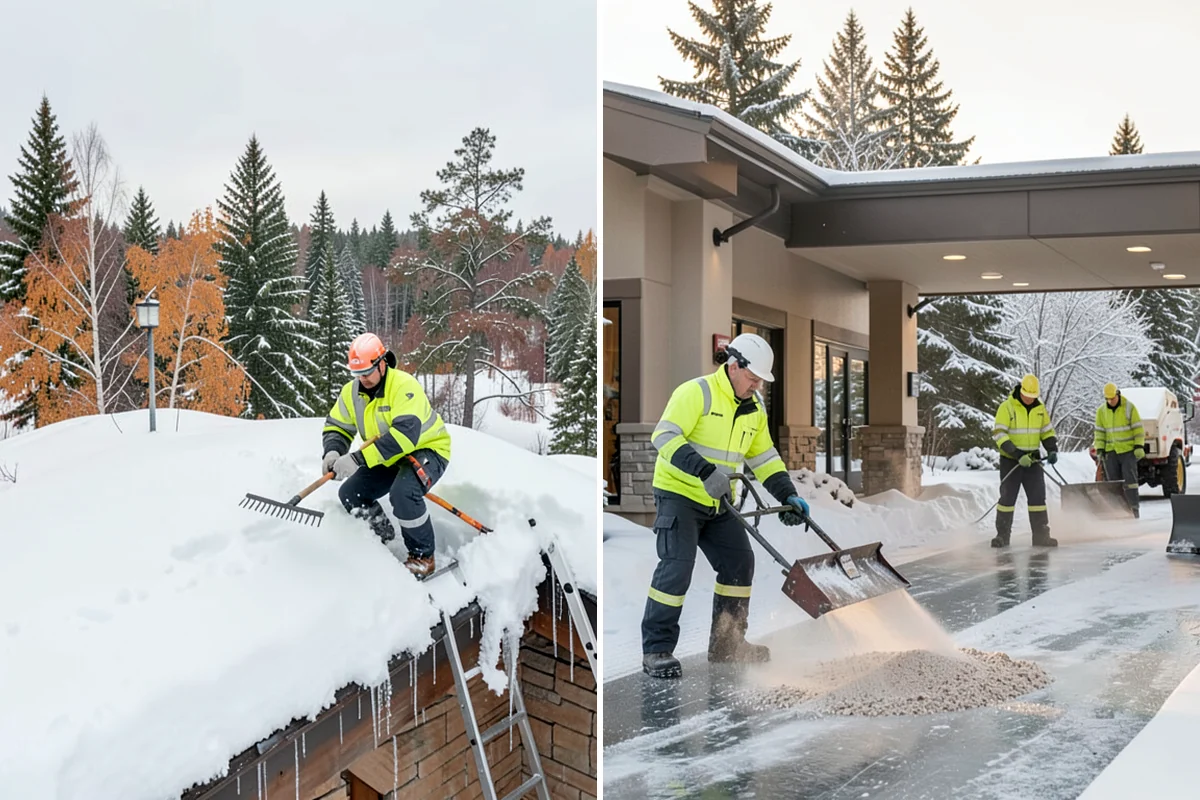 Daycare Deicing in Sedro-Woolley, Skagit County, WA - Identify drop-off lanes, entrances, and play access with staff