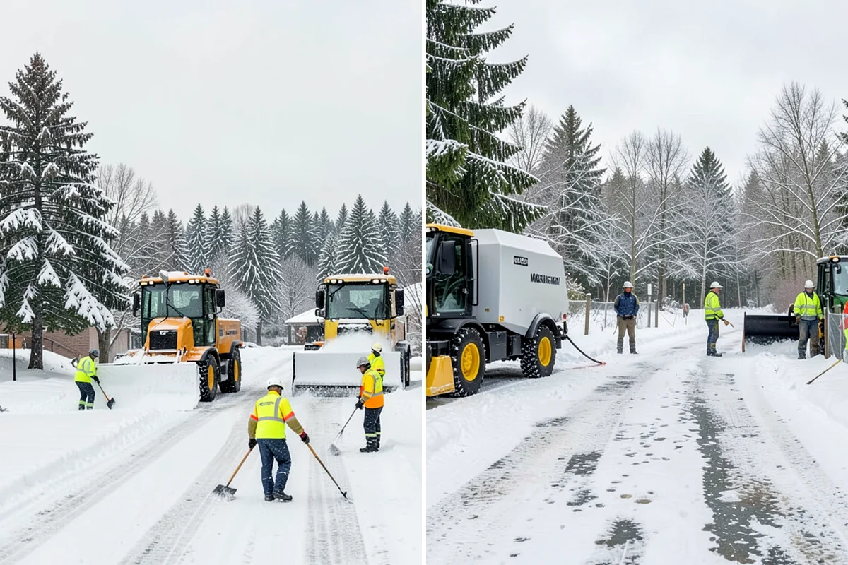 Daycare Deicing in Shoreline, King County, WA - Identify drop-off lanes, entrances, and play access with staff