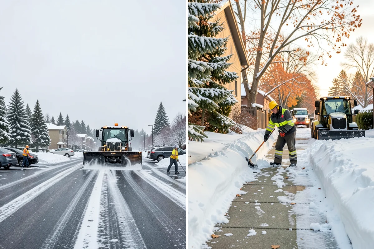 Daycare Deicing in Snoqualmie, King County, WA - Identify drop-off lanes, entrances, and play access with staff
