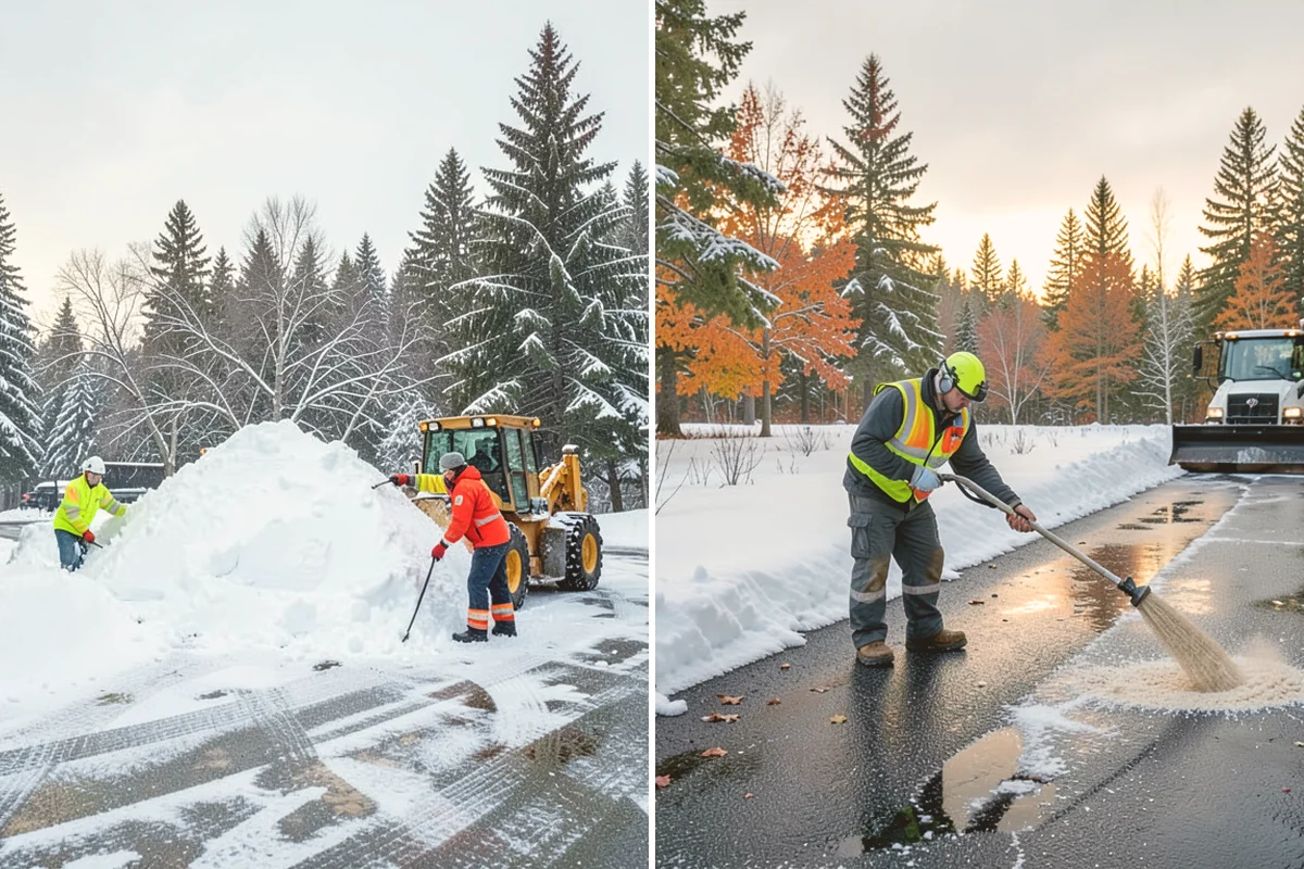 Daycare Deicing in Stanwood, Snohomish County, WA - Identify drop-off lanes, entrances, and play access with staff