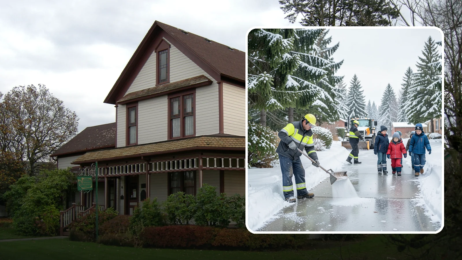 Daycare Deicing in Sumner, Pierce County, WA - Deicing for daycare centers that keeps drop-off zones, entrances, and play-area access safe for small children and hurried...