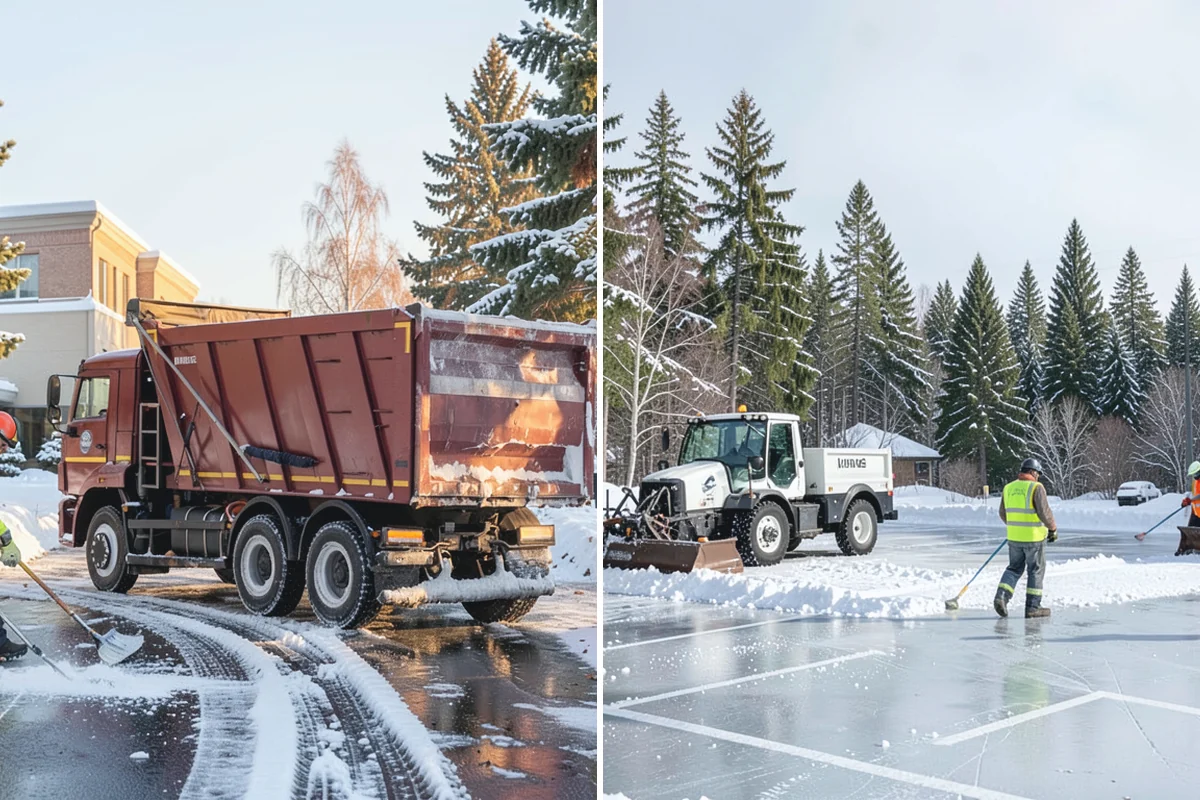Daycare Deicing in Sumner, Pierce County, WA - Identify drop-off lanes, entrances, and play access with staff