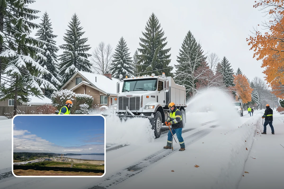Daycare Deicing in University Place, Pierce County, WA - Keeps parents and small children safe at busy drop-off