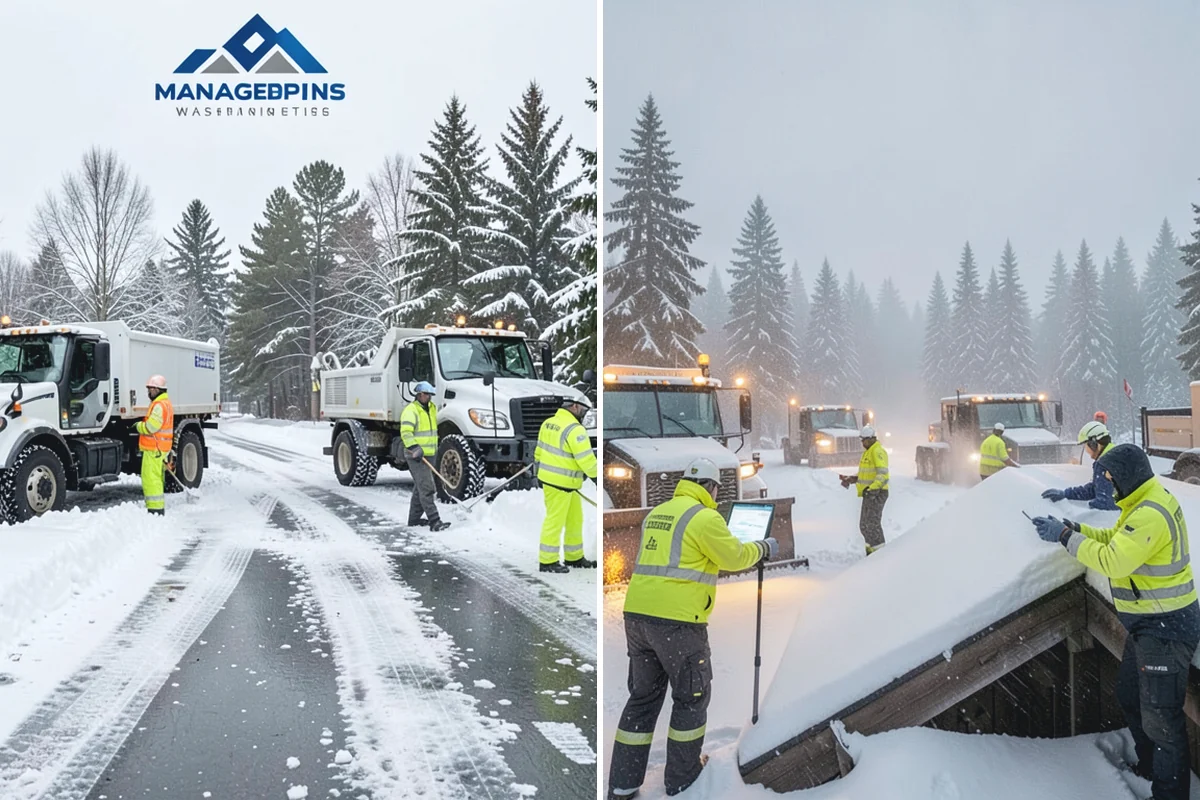 Daycare Deicing in Woodinville, King County, WA - Identify drop-off lanes, entrances, and play access with staff