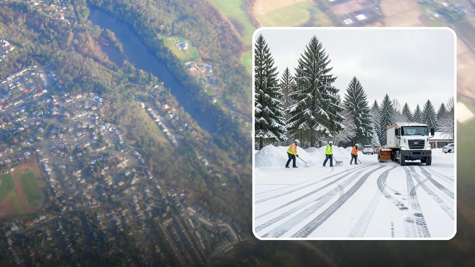 Daycare Parking Lot Snow Removal in Algona, King County, WA - We clear daycare lots and drop-off lanes so Western Washington parents and children stay safe during winter mornings.