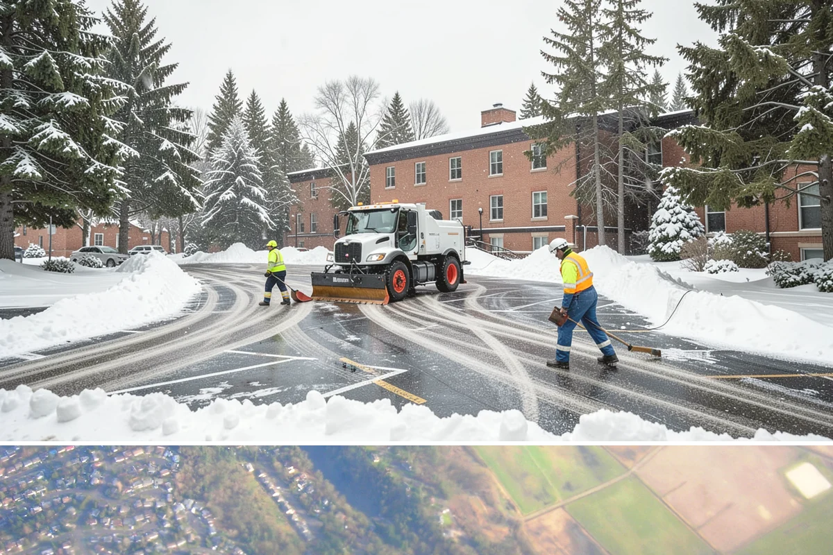Daycare Parking Lot Snow Removal in Algona, King County, WA - Daycare lots across Western Washington face peak snow demand from December through February, when early-morning freezes meet...