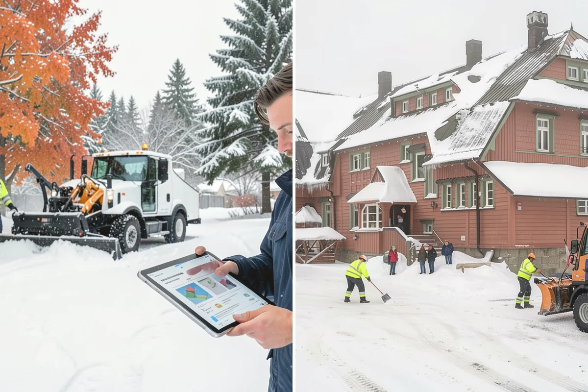 Daycare Parking Lot Snow Removal in Black Diamond, King County, WA - Map the drop-off lane, entrance, and crossing zones with daycare staff