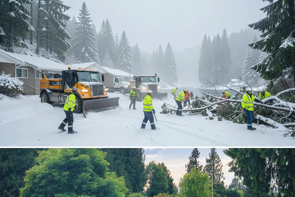 Daycare Parking Lot Snow Removal in Bonney Lake, Pierce County, WA - Daycare lots across Western Washington face peak snow demand from December through February, when early-morning freezes meet...