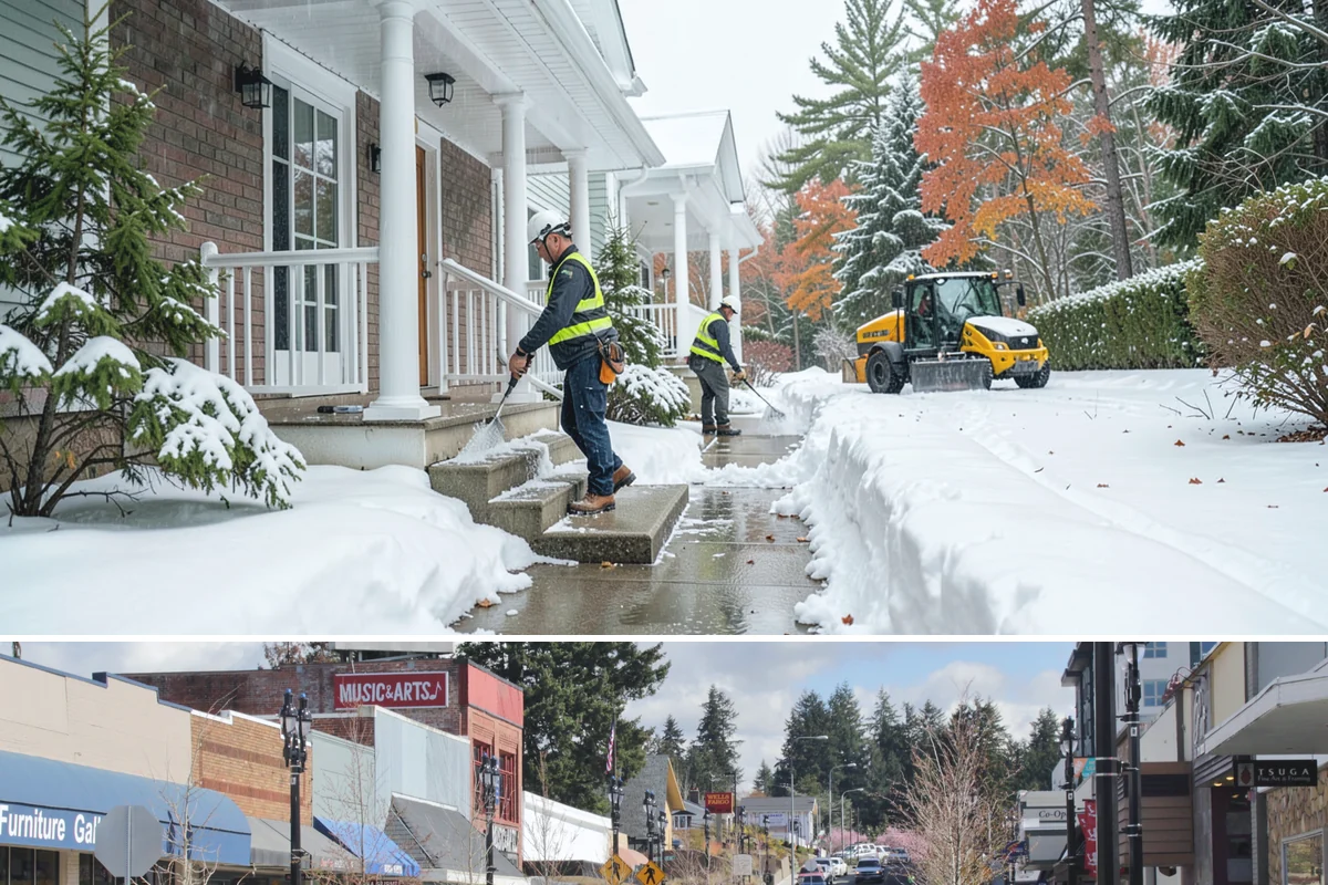Daycare Parking Lot Snow Removal in Bothell, King County, WA - Daycare lots across Western Washington face peak snow demand from December through February, when early-morning freezes meet...