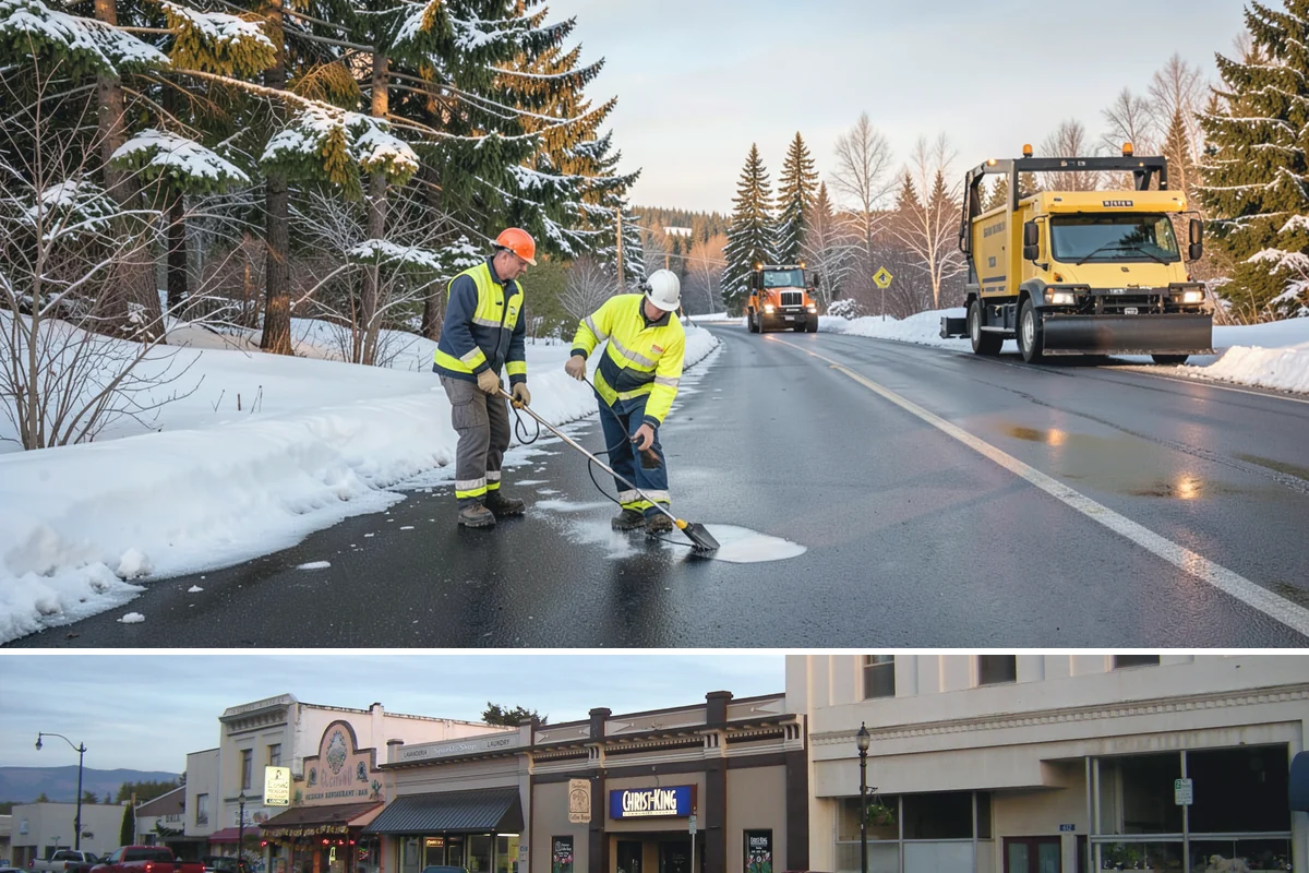 Daycare Parking Lot Snow Removal in Burlington, Skagit County, WA - Daycare lots across Western Washington face peak snow demand from December through February, when early-morning freezes meet...