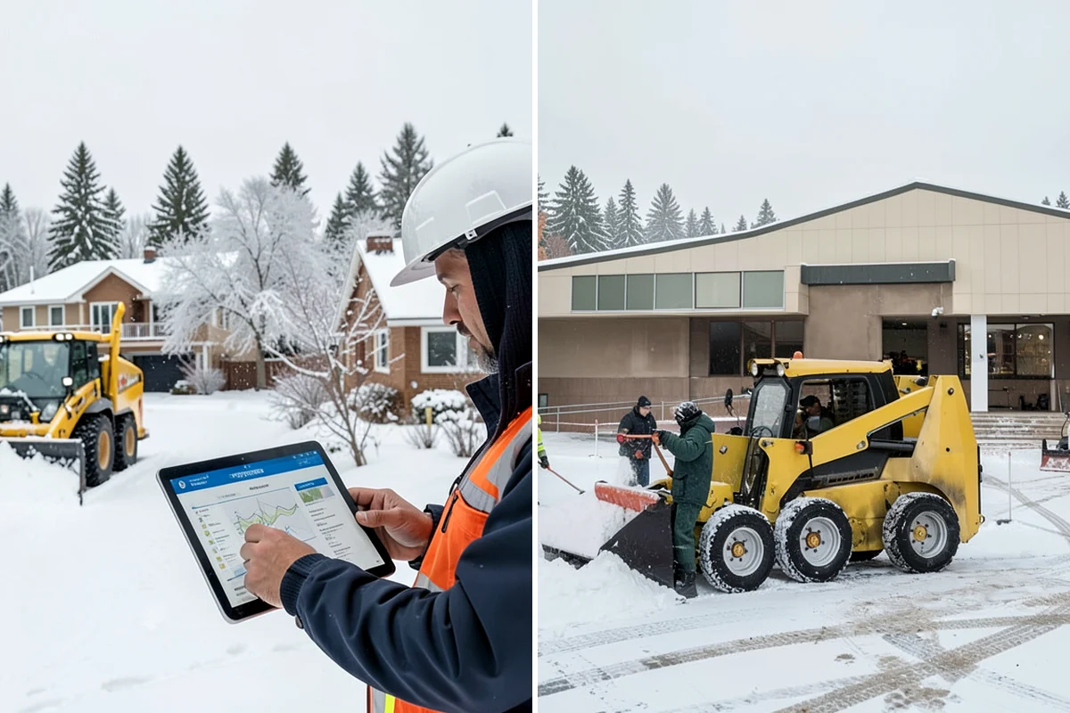 Daycare Parking Lot Snow Removal in Clyde Hill, King County, WA - Map the drop-off lane, entrance, and crossing zones with daycare staff