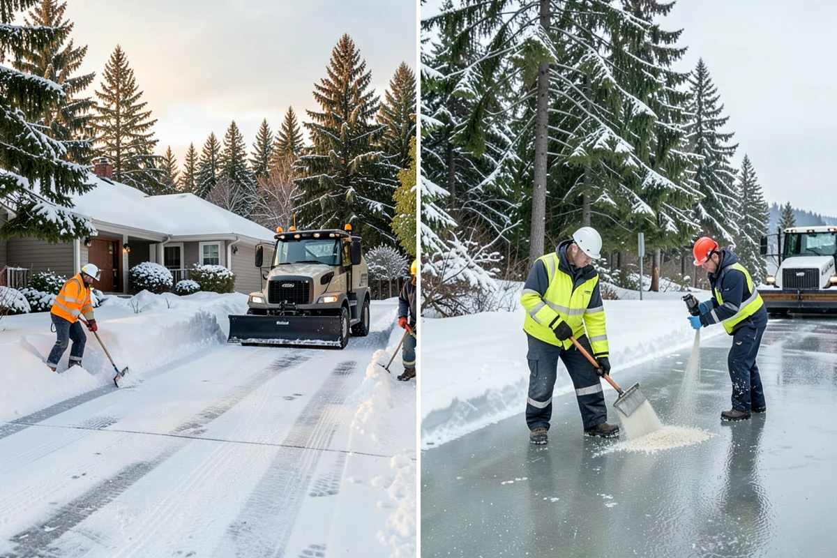 Daycare Parking Lot Snow Removal in Concrete, Skagit County, WA - Map the drop-off lane, entrance, and crossing zones with daycare staff