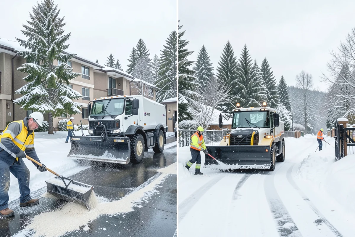 Daycare Parking Lot Snow Removal in Coupeville, Island County, WA - Map the drop-off lane, entrance, and crossing zones with daycare staff