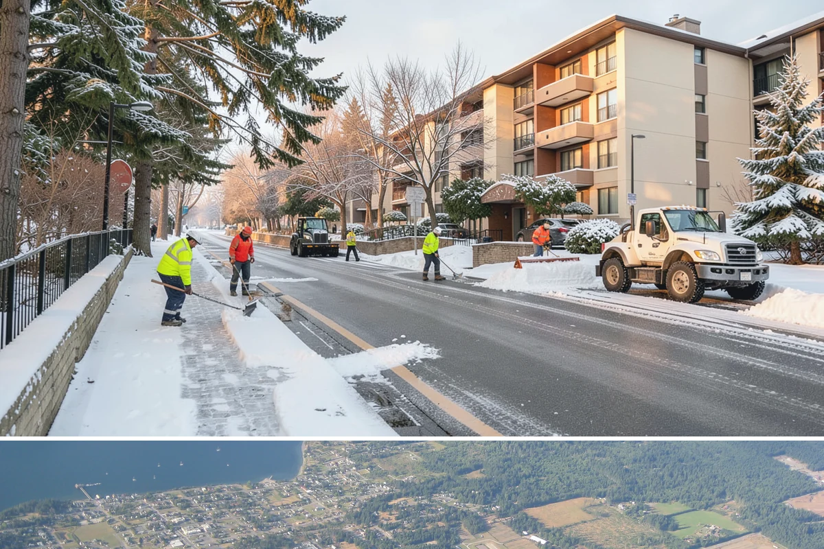 Daycare Parking Lot Snow Removal in Coupeville, Island County, WA - Daycare lots across Western Washington face peak snow demand from December through February, when early-morning freezes meet...