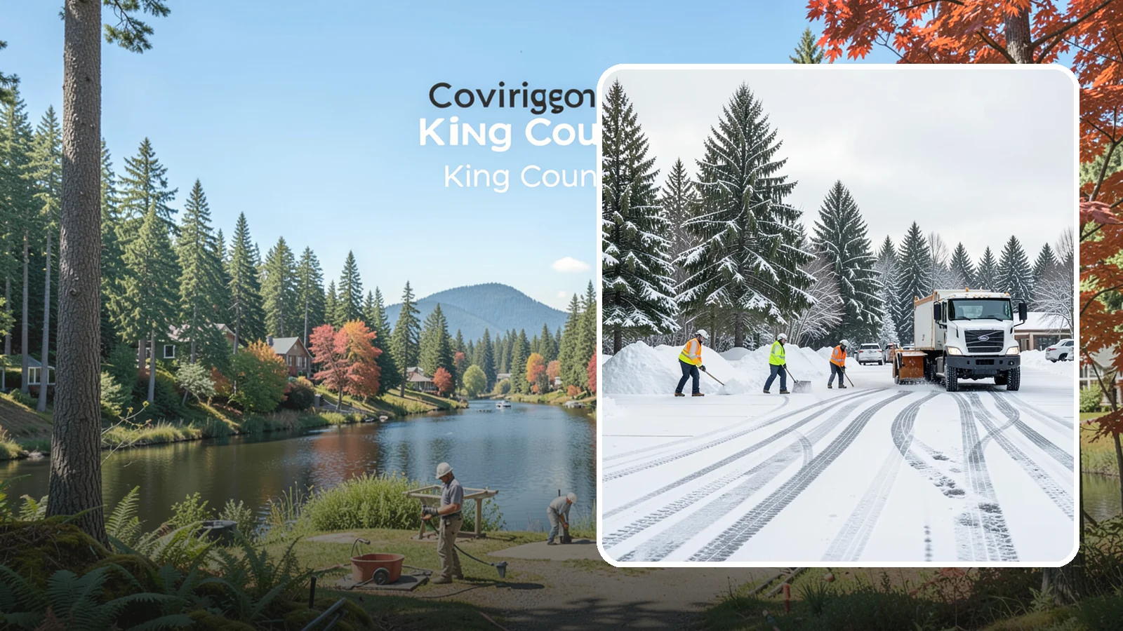 Daycare Parking Lot Snow Removal in Covington, King County, WA - We clear daycare lots and drop-off lanes so Western Washington parents and children stay safe during winter mornings.
