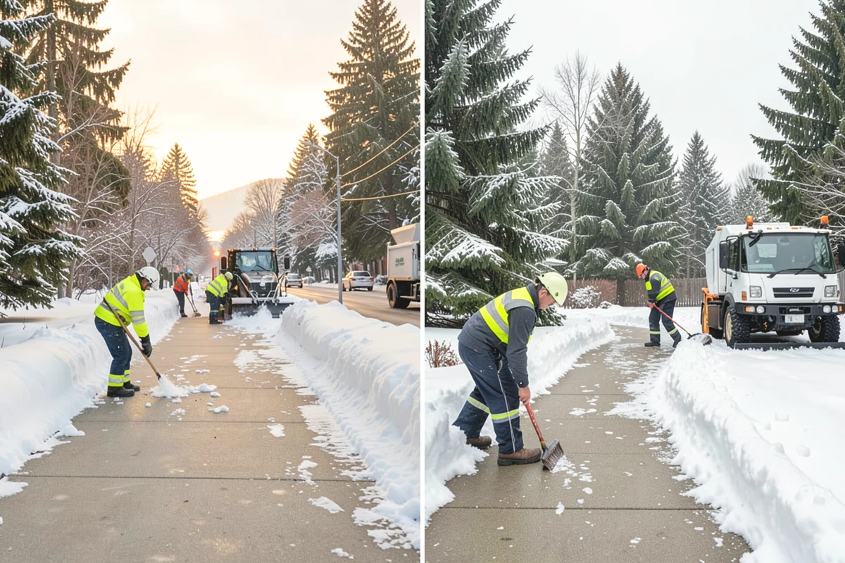 Daycare Parking Lot Snow Removal in Covington, King County, WA - Map the drop-off lane, entrance, and crossing zones with daycare staff