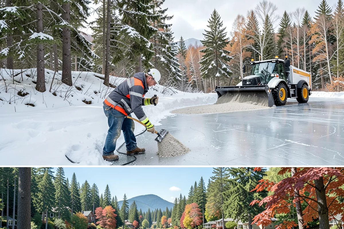 Daycare Parking Lot Snow Removal in Covington, King County, WA - Daycare lots across Western Washington face peak snow demand from December through February, when early-morning freezes meet...