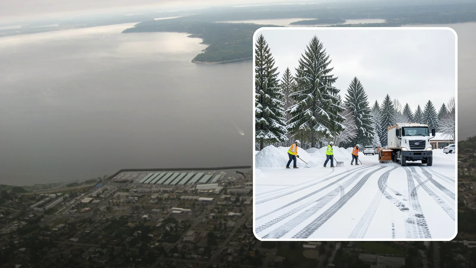 Daycare Parking Lot Snow Removal in Des Moines, King County, WA - We clear daycare lots and drop-off lanes so Western Washington parents and children stay safe during winter mornings.