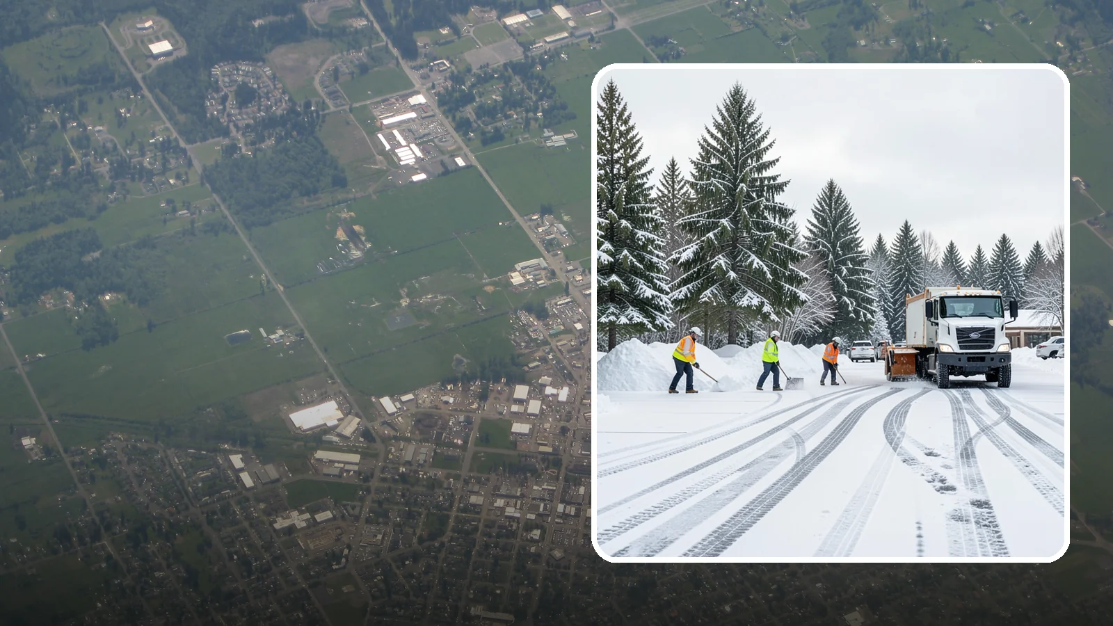 Daycare Parking Lot Snow Removal in Enumclaw, King County, WA - We clear daycare lots and drop-off lanes so Western Washington parents and children stay safe during winter mornings.