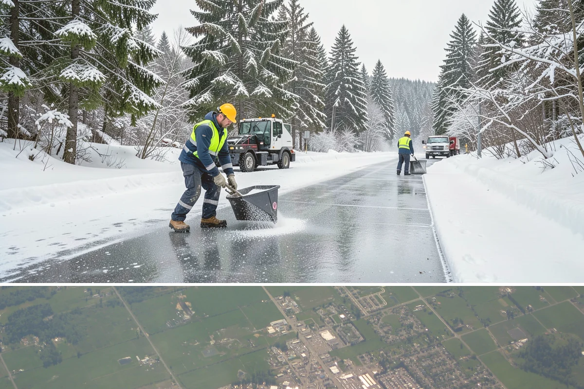 Daycare Parking Lot Snow Removal in Enumclaw, King County, WA - Daycare lots across Western Washington face peak snow demand from December through February, when early-morning freezes meet...