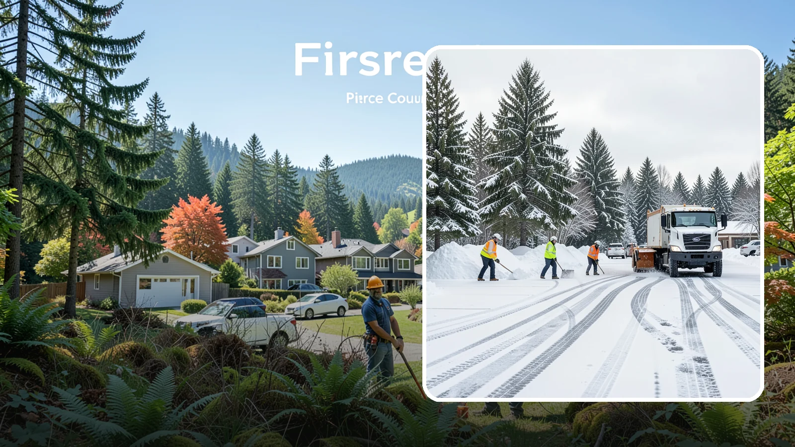 Daycare Parking Lot Snow Removal in Fircrest, Pierce County, WA - We clear daycare lots and drop-off lanes so Western Washington parents and children stay safe during winter mornings.