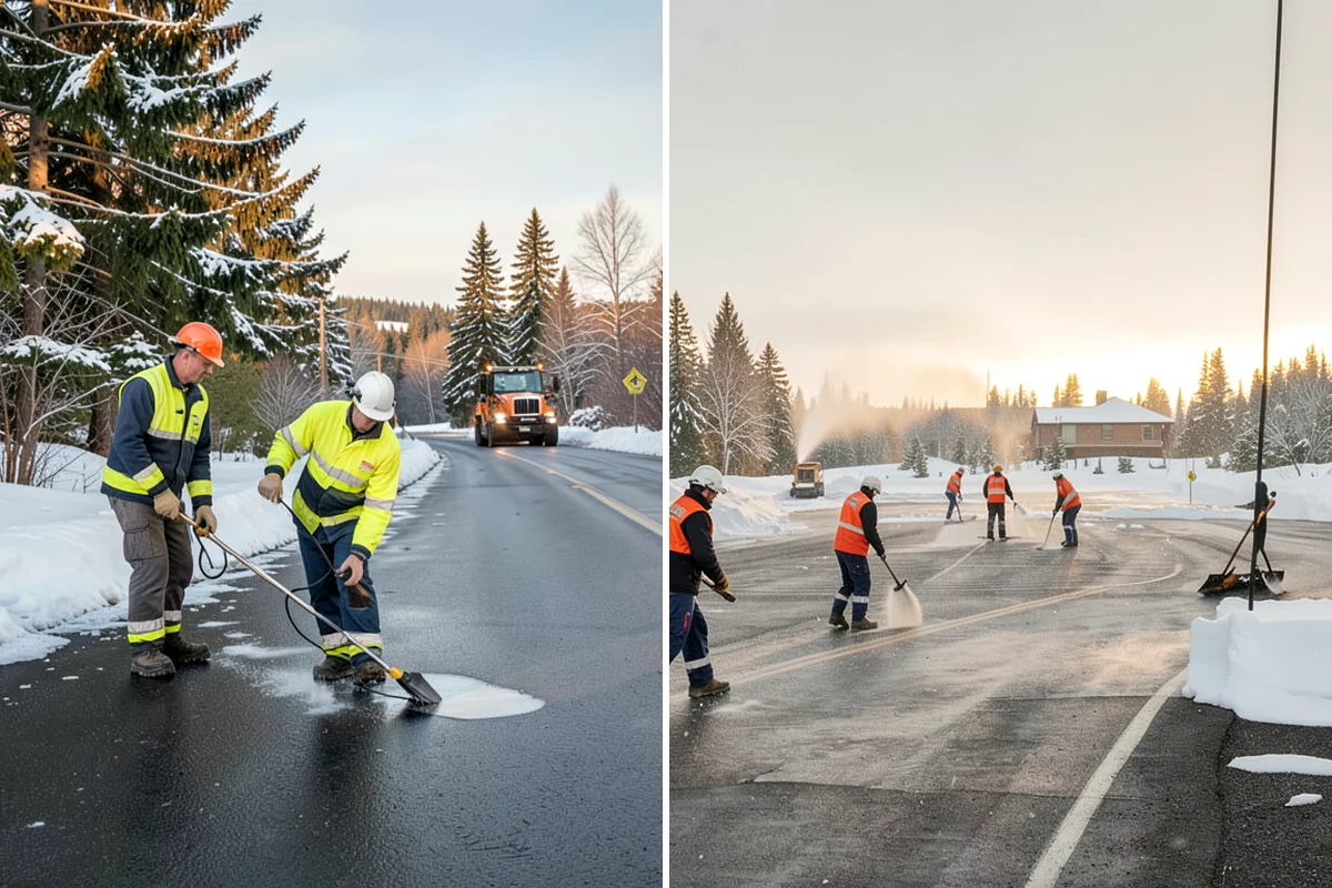 Daycare Parking Lot Snow Removal in Fircrest, Pierce County, WA - Map the drop-off lane, entrance, and crossing zones with daycare staff