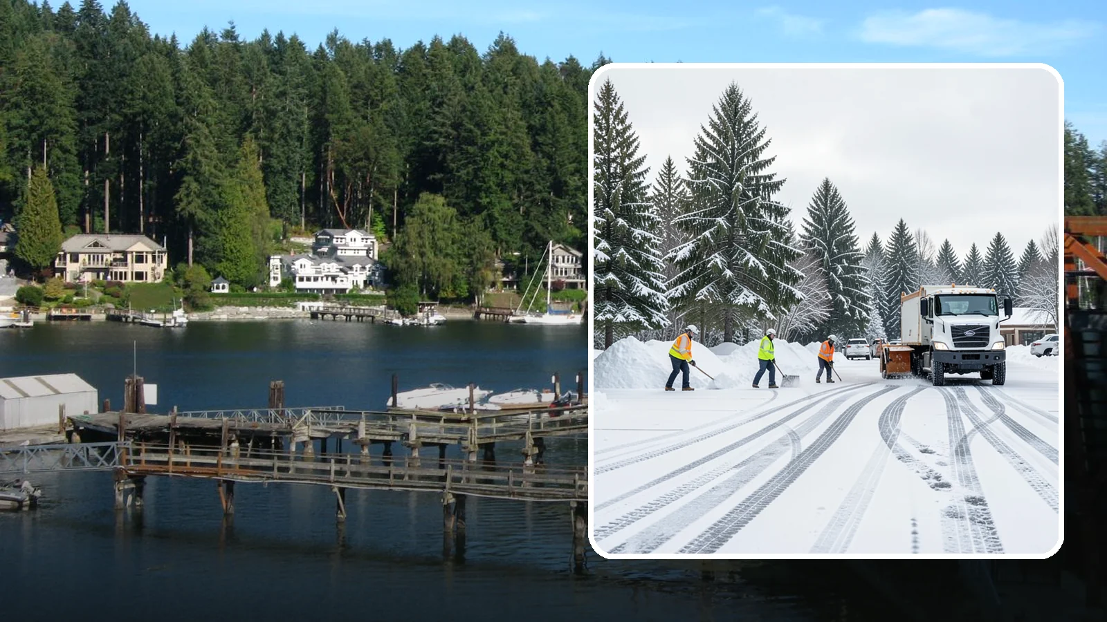 Daycare Parking Lot Snow Removal in Gig Harbor, Pierce County, WA - We clear daycare lots and drop-off lanes so Western Washington parents and children stay safe during winter mornings.