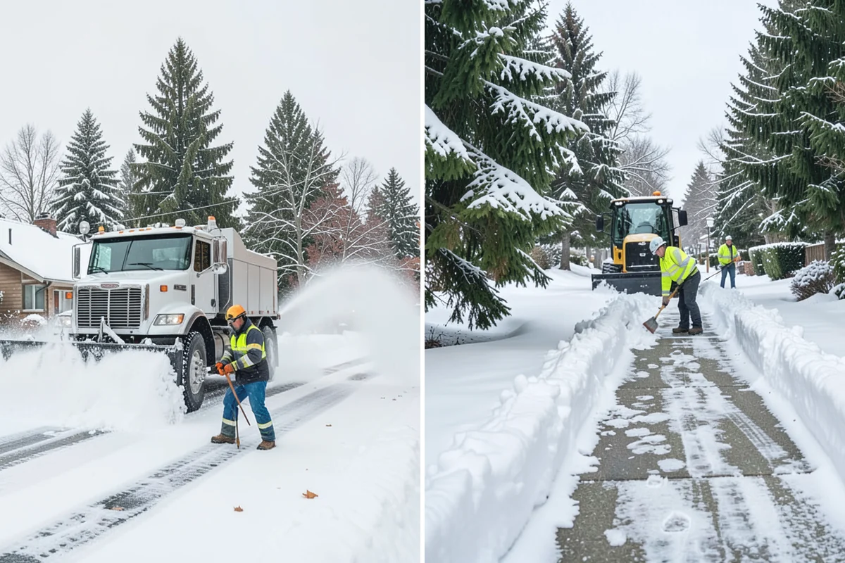 Daycare Parking Lot Snow Removal in Granite Falls, Snohomish County, WA - Map the drop-off lane, entrance, and crossing zones with daycare staff
