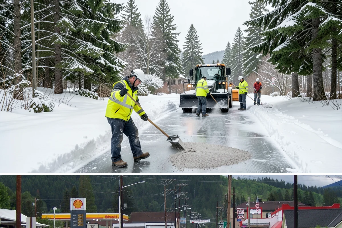 Daycare Parking Lot Snow Removal in Granite Falls, Snohomish County, WA - Daycare lots across Western Washington face peak snow demand from December through February, when early-morning freezes meet...