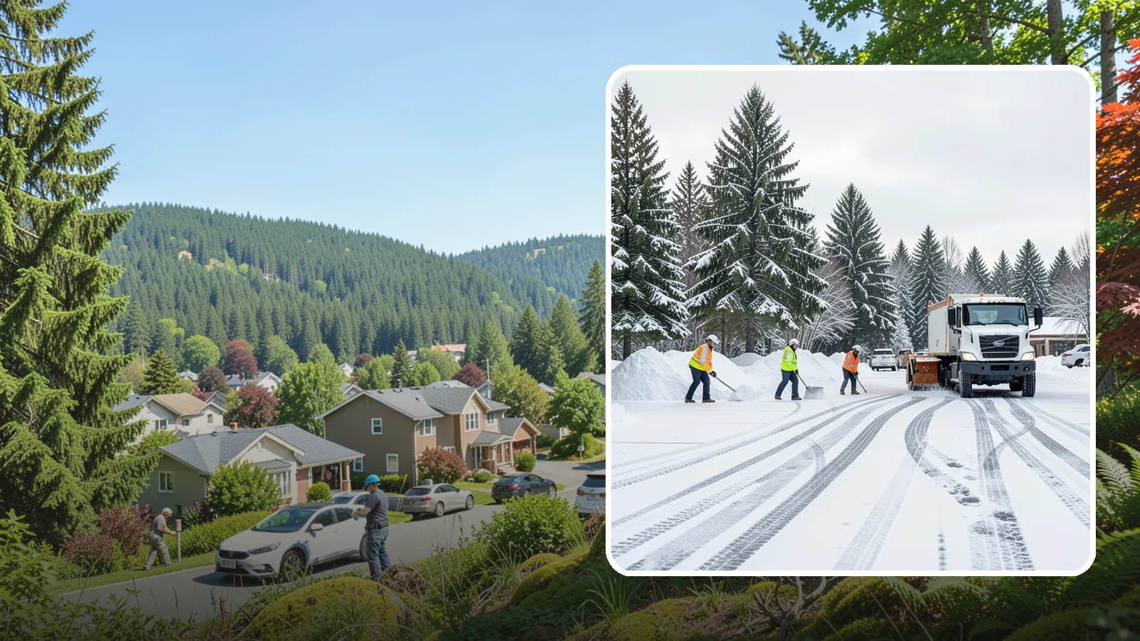 Daycare Parking Lot Snow Removal in Index, Snohomish County, WA - We clear daycare lots and drop-off lanes so Western Washington parents and children stay safe during winter mornings.