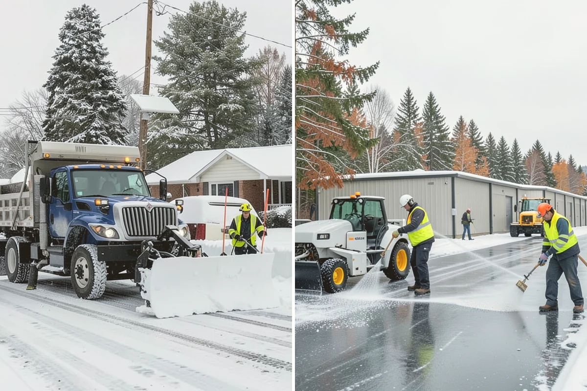 Daycare Parking Lot Snow Removal in Index, Snohomish County, WA - Map the drop-off lane, entrance, and crossing zones with daycare staff