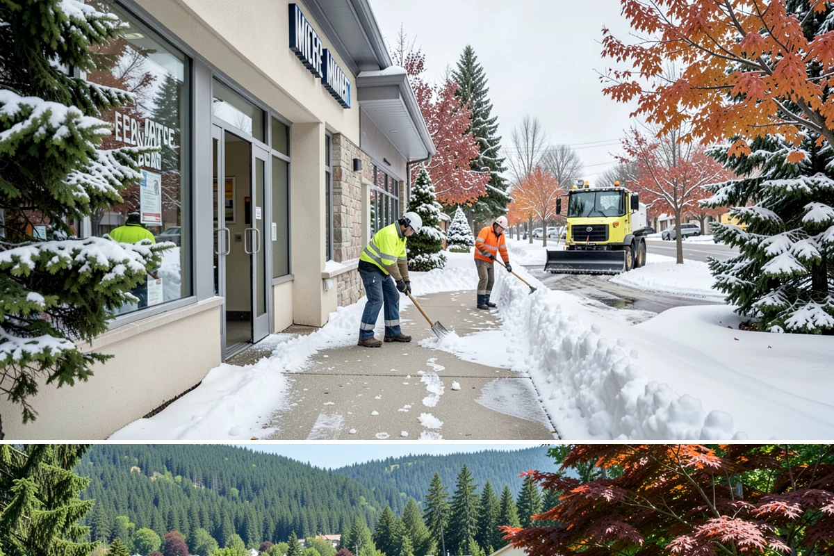 Daycare Parking Lot Snow Removal in Index, Snohomish County, WA - Daycare lots across Western Washington face peak snow demand from December through February, when early-morning freezes meet...