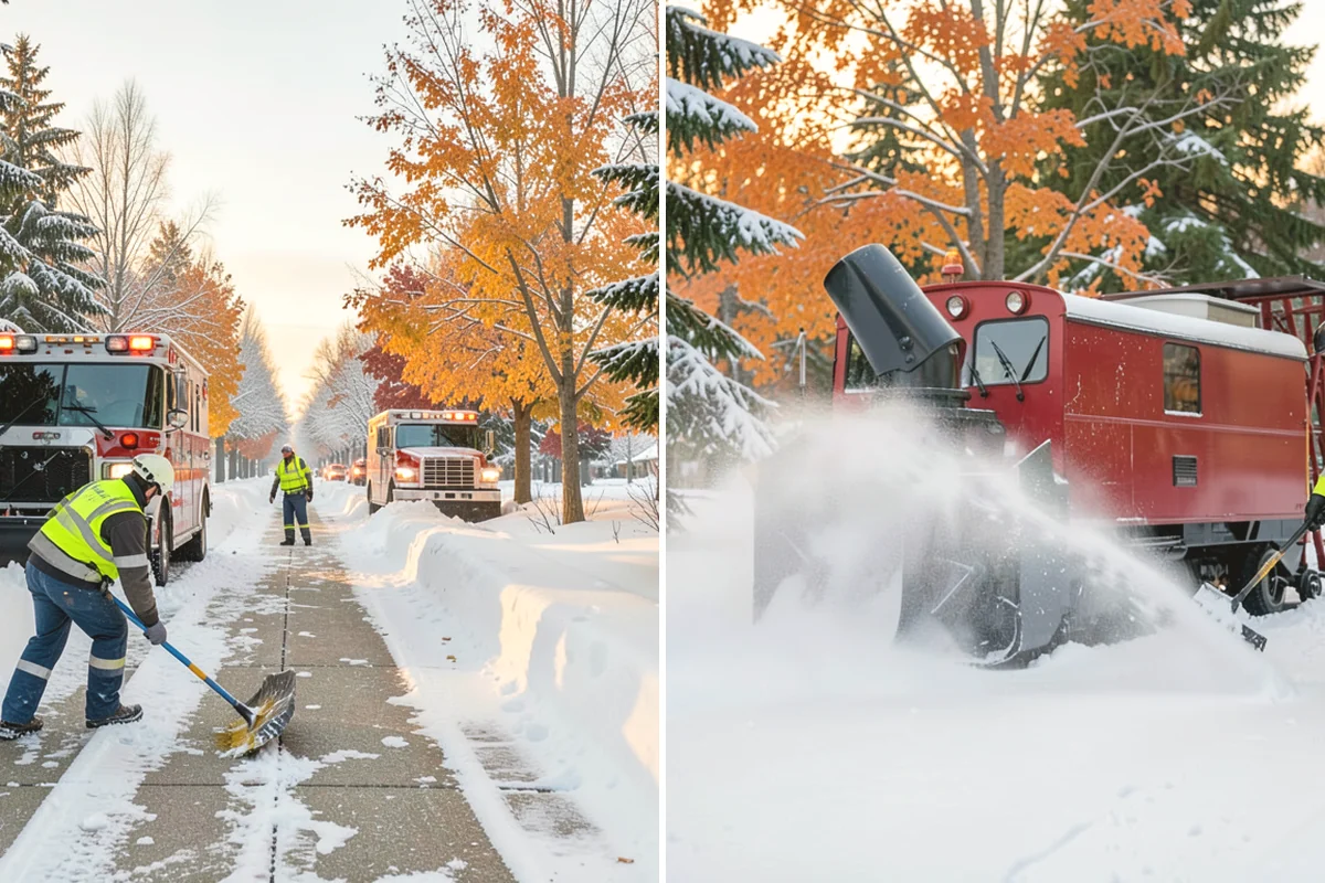 Daycare Parking Lot Snow Removal in Issaquah, King County, WA - Map the drop-off lane, entrance, and crossing zones with daycare staff