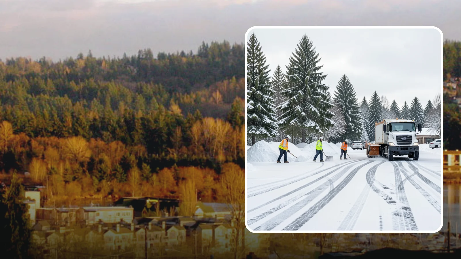 Daycare Parking Lot Snow Removal in Kenmore, King County, WA - We clear daycare lots and drop-off lanes so Western Washington parents and children stay safe during winter mornings.