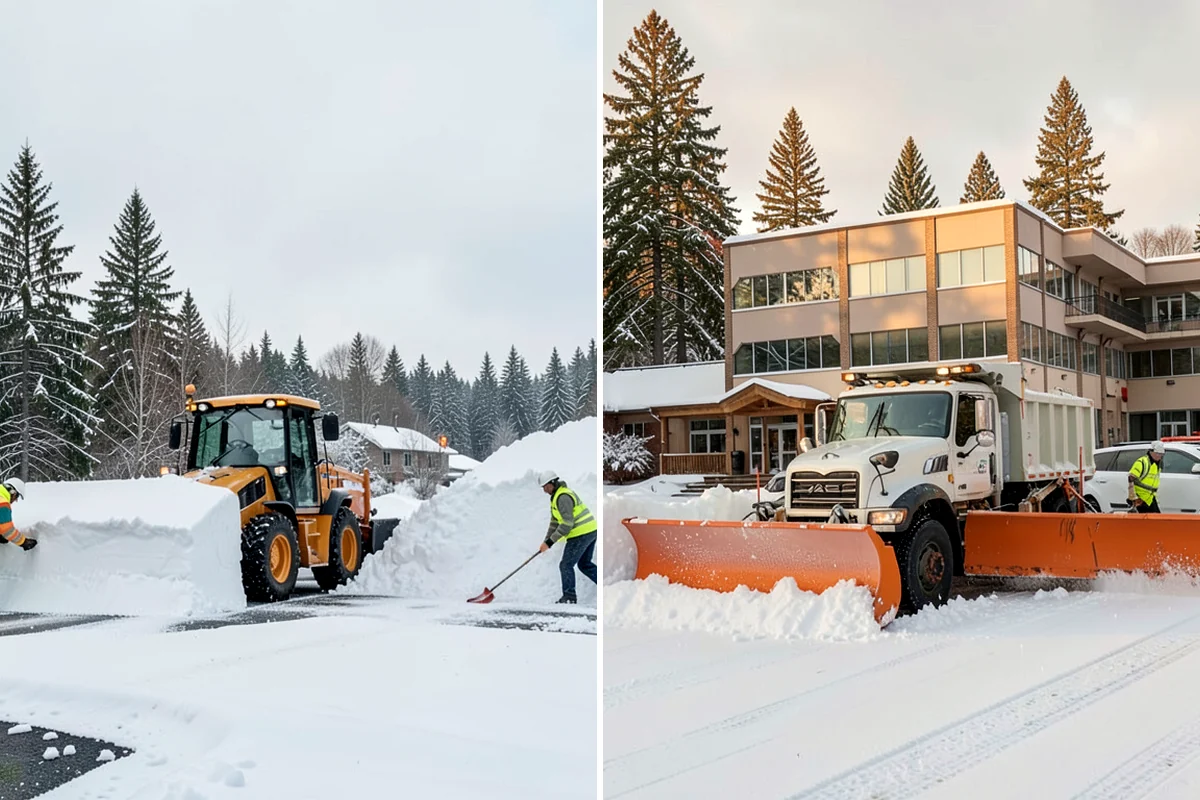 Daycare Parking Lot Snow Removal in Kenmore, King County, WA - Map the drop-off lane, entrance, and crossing zones with daycare staff